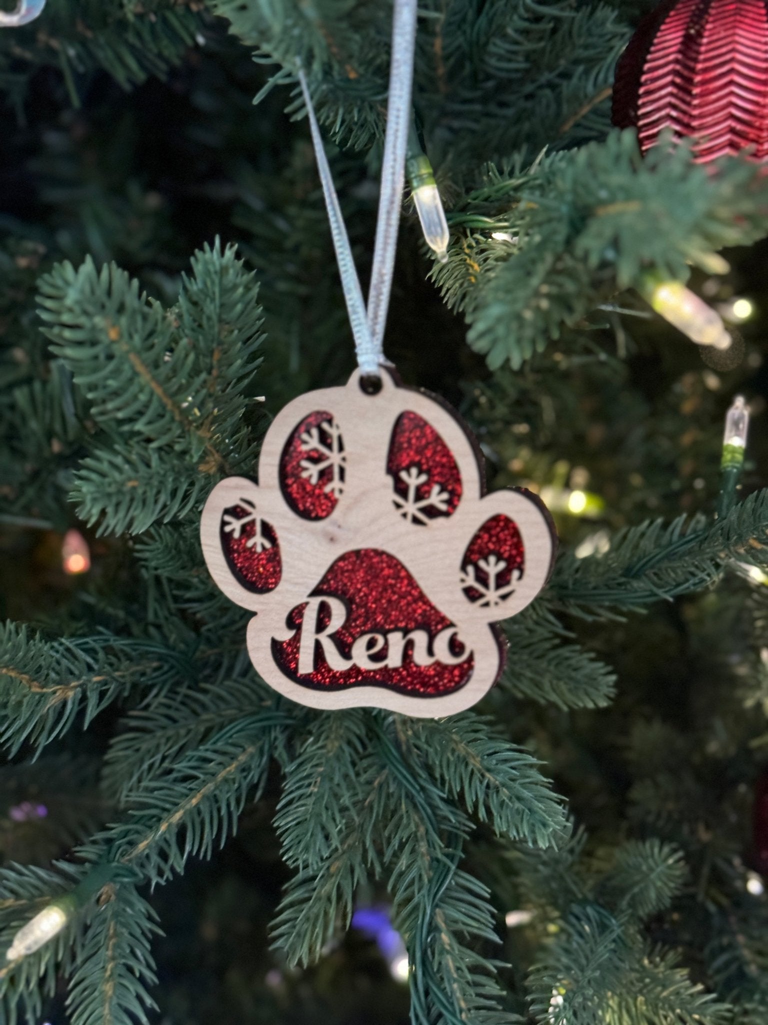 Paw Ornaments - Ornament - No Acrylic - Badge Express