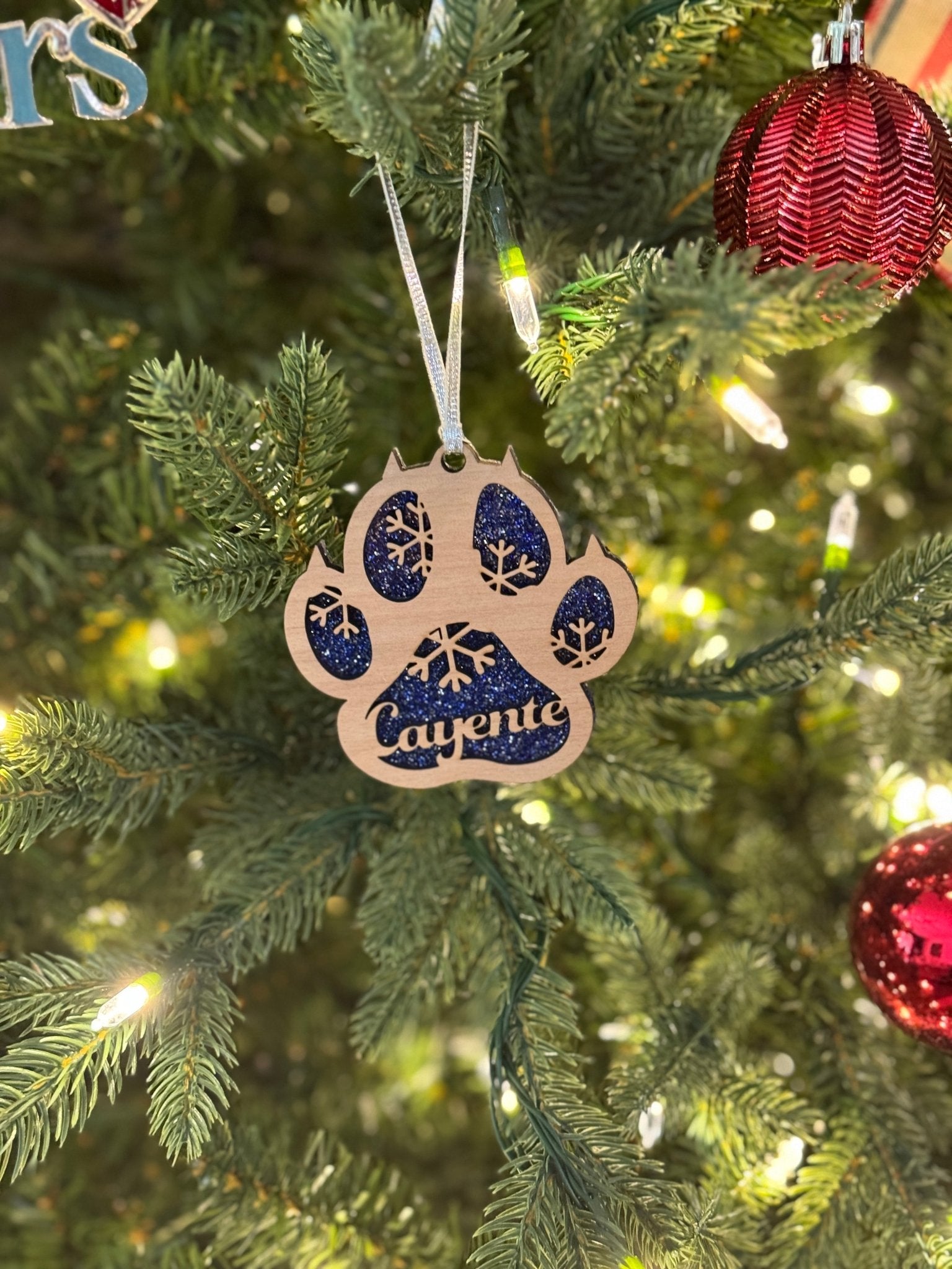 Paw Ornaments - Ornament - No Acrylic - Badge Express