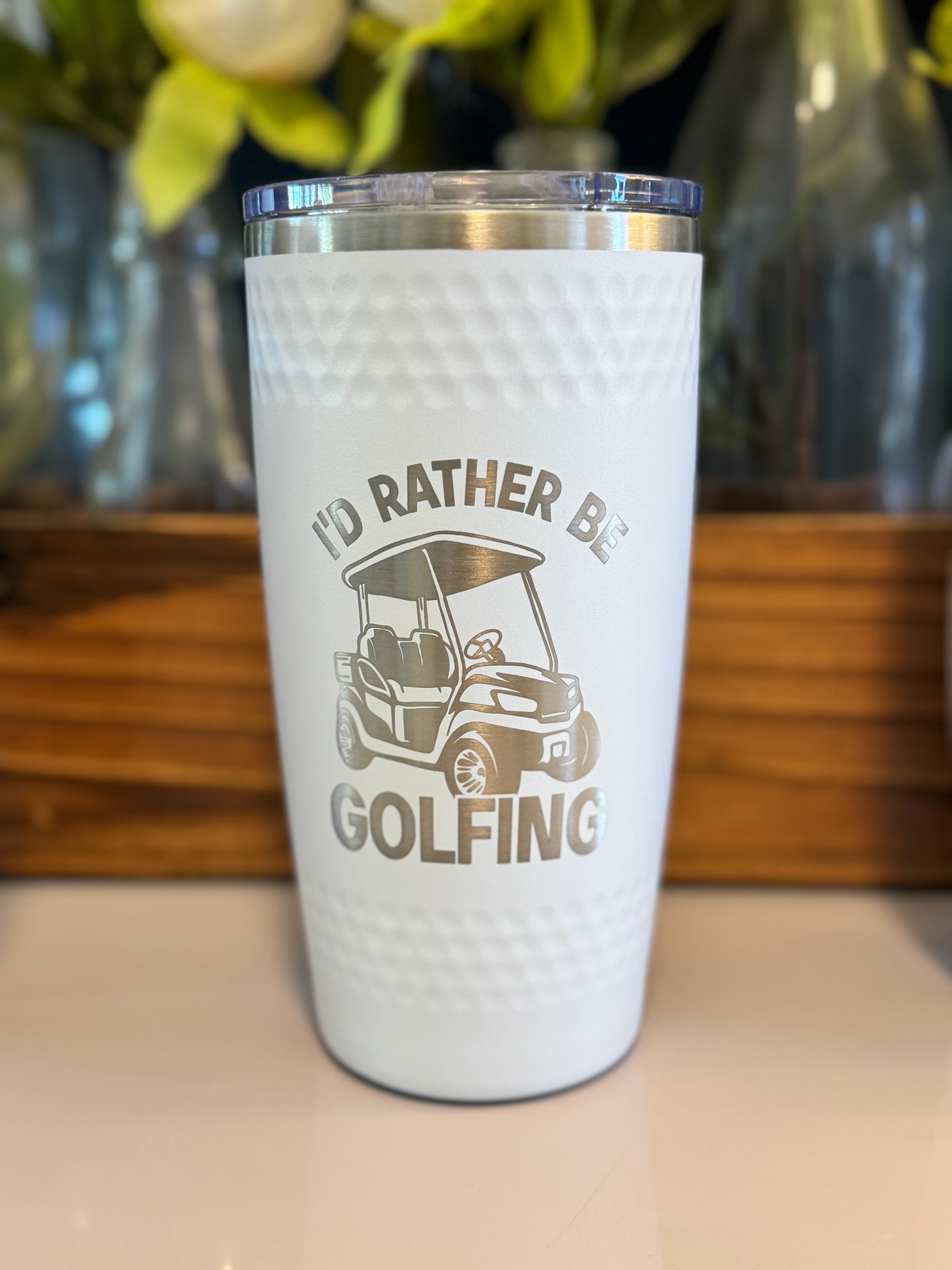 Golf Tumbler - I'd Rather Be Golfing
