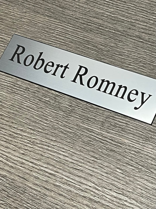 Name Plate Insert - Engraved