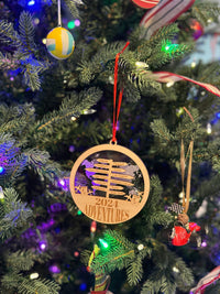 Adventure Travel Ornament - Ornament - Planes/PassportsWorld - Badge Express
