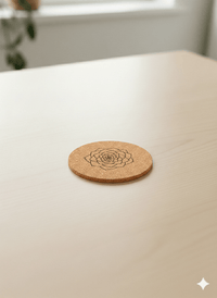 Agave Sketch Cork Coaster – Sonoran Collection™ – Southwest Arizona Home Decor - Home Decor - Single - Badge Express