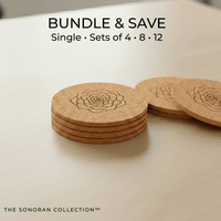 Agave Sketch Cork Coaster – Sonoran Collection™ – Southwest Arizona Home Decor - Home Decor - Single - Badge Express