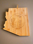 Arizona Charcuterie Boards - Cutting Board - BambooEngraving - Badge Express