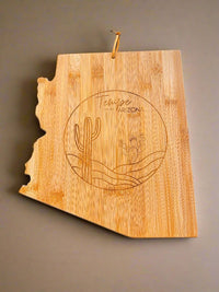 Arizona Charcuterie Boards - Cutting Board - BambooEngraving - Badge Express