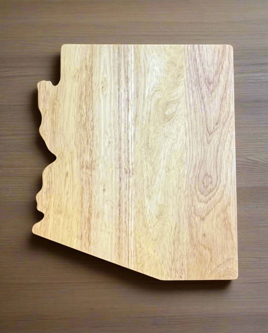 Arizona Charcuterie Boards - Cutting Board - Rubber WoodNo Engraving - Badge Express