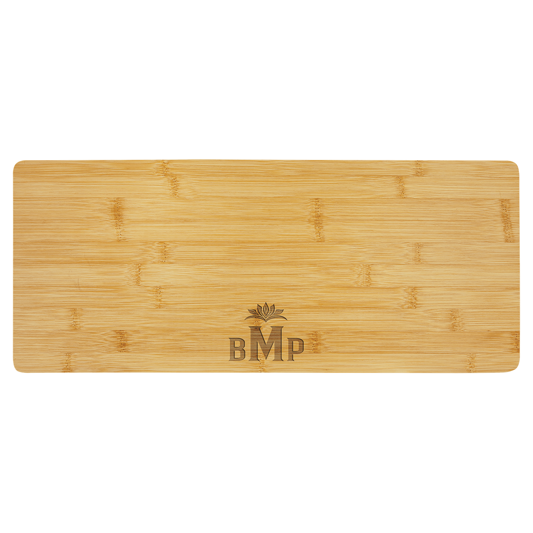 Bamboo Engraved Cutting Boards - Cutting Board - Rectangle 19 3/4" x 8"Engraving - Badge Express