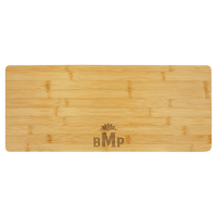 Bamboo Engraved Cutting Boards - Cutting Board - Rectangle 19 3/4" x 8"Engraving - Badge Express