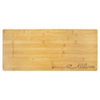 Bamboo Engraved Cutting Boards - Cutting Board - Rectangle 23 3/4" x 10"Engraving - Badge Express