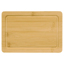 Bamboo Engraved Cutting Boards - Cutting Board - Rectangle w/ Drip Ring 9" x 6"No Engraving - Badge Express
