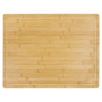 Bamboo Engraved Cutting Boards - Cutting Board - Rectangle w/ Drip Ring19 3/4" x 15"No Engraving - Badge Express