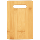 Bamboo Engraved Cutting Boards - Cutting Board - Rectangle w/ Handle 9" x 6"No Engraving - Badge Express
