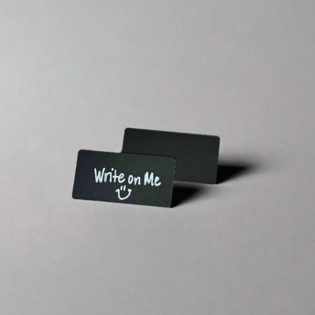 Chalkboard Name Badges - Name Badges - 1 x 3PinBlank - Badge Express