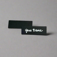 Chalkboard Name Badges - Name Badges - 1 x 3PinBlank - Badge Express
