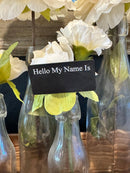 Chalkboard Name Badges - Name Badges - 1.5 x 3PinBlank - Badge Express