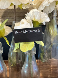 Chalkboard Name Badges - Name Badges - 1.5 x 3PinBlank - Badge Express