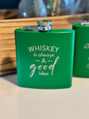 Flask - Green - Badge Express