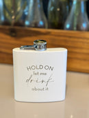 Flask - White - Badge Express