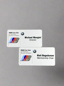 Full Color Name Badge - Metal - Name Badges - Silver1x3No Acrylic Backing - Badge Express