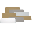 Full Color Name Badge - Metal - Name Badges - Silver1x3No Acrylic Backing - Badge Express