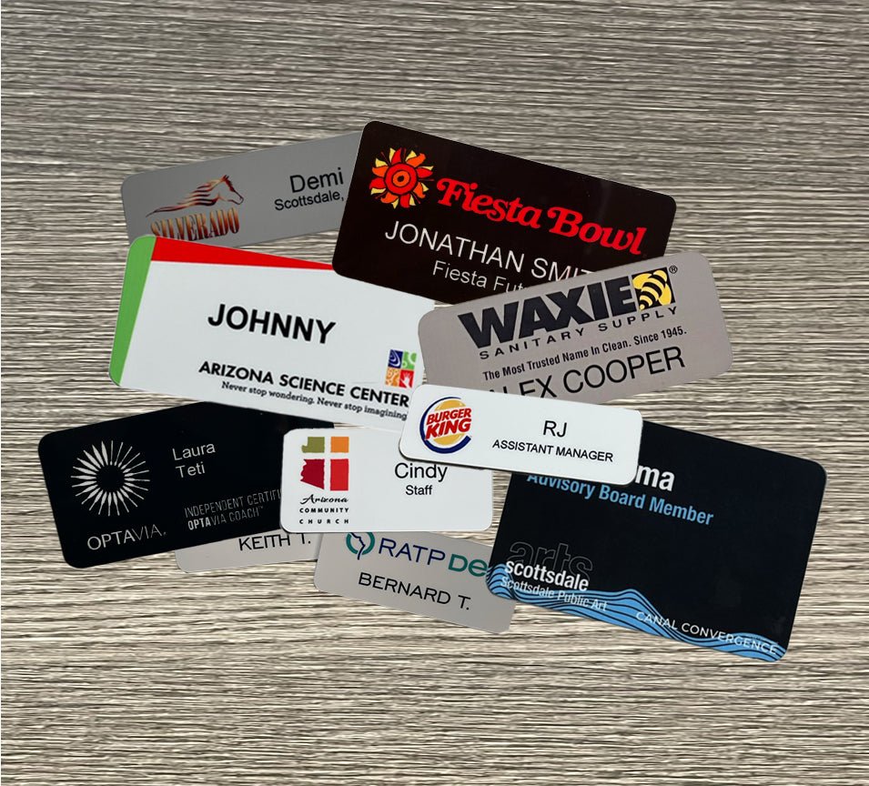 Full Color Name Badge - Plastic