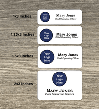 Full Color Name Badge - Plastic - Name Badges - 1 x 3Pin - Badge Express