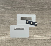Full Color Name Badge - Plastic - Name Badges - 1 x 3Pin - Badge Express