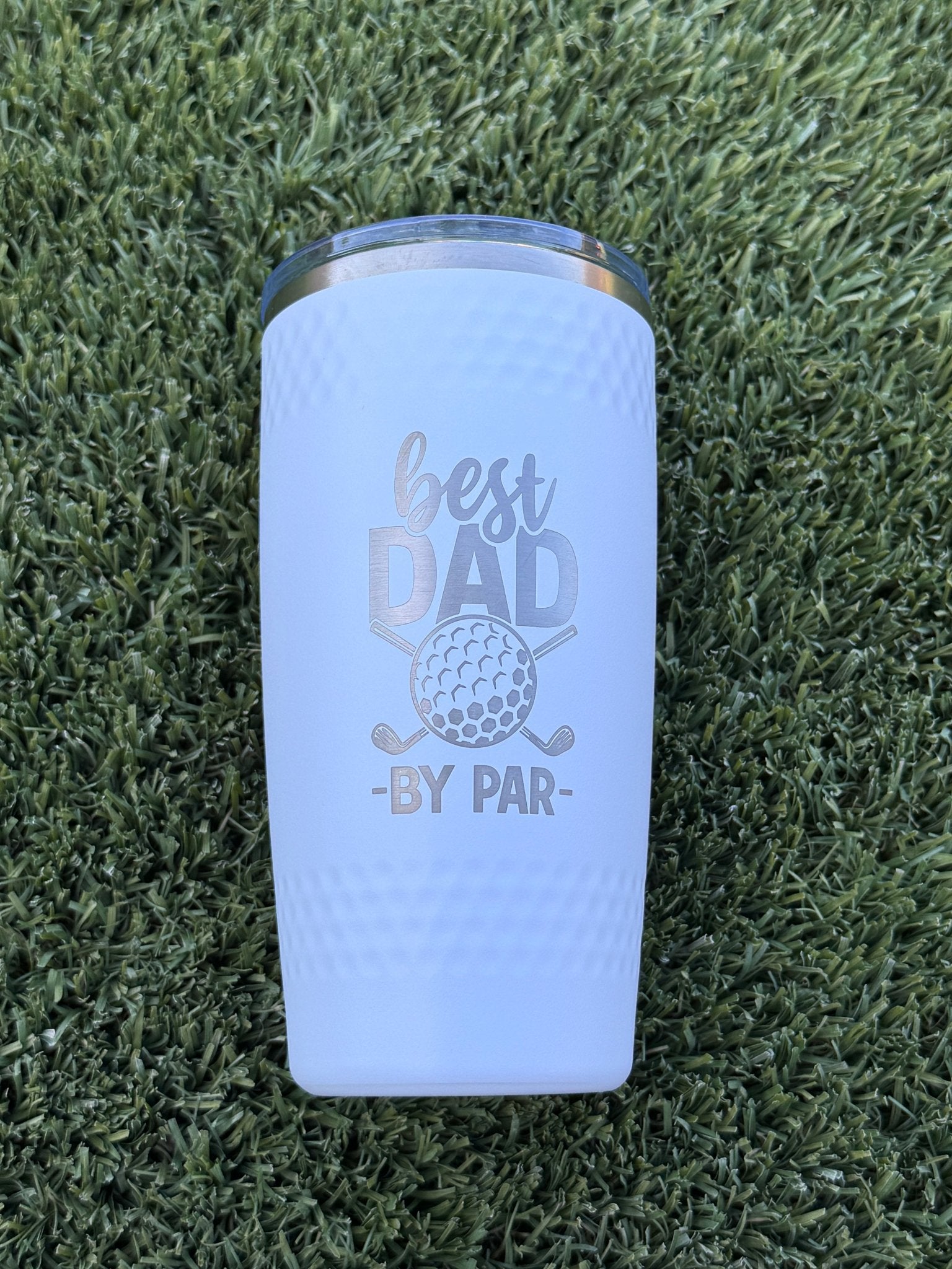 Golf Tumbler - 20 oz. - Best Dad by Par - Tumbler - Badge Express