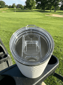 Golf Tumbler - Life's Short Swing Hard - Tumbler - Badge Express