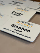 Name Badge - Full Color Plastic - Name Badges - 1 x 3Pin - Badge Express