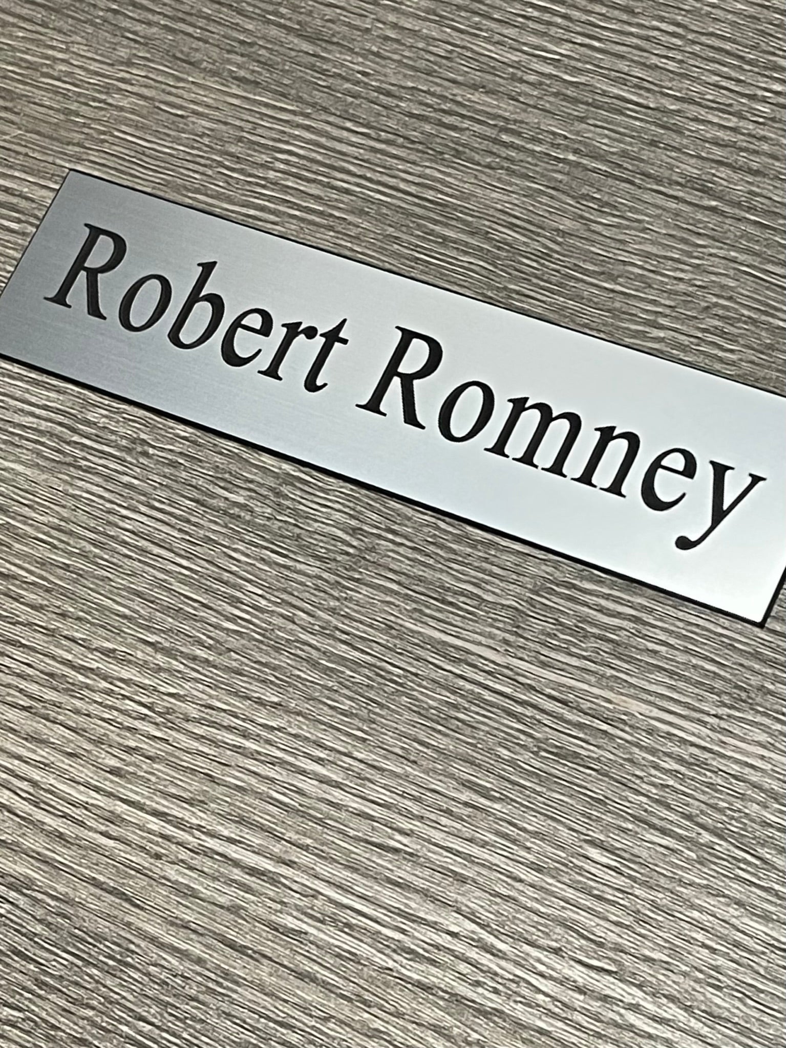 Name Plate Insert