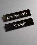 Name Plate Insert - Name Plates - 2" x 8" - Badge Express