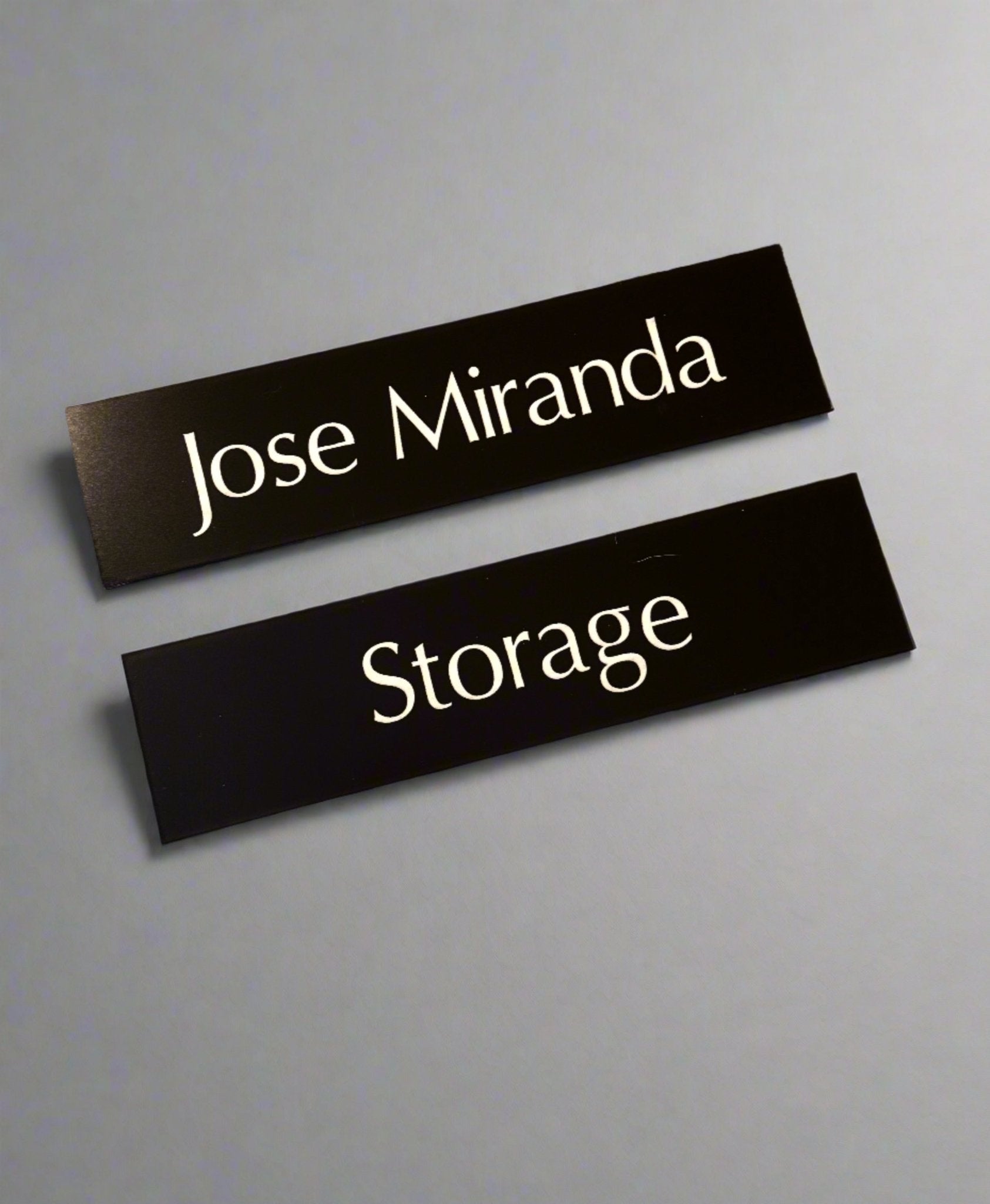 Name Plate Insert - Name Plates - 2" x 8" - Badge Express