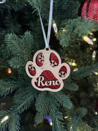 Paw Ornaments - Ornament - No Acrylic - Badge Express