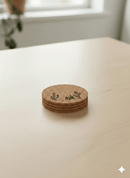 Sonoran Vista Cork Coaster – Sonoran Collection™ – Southwest Arizona Home Decor - Home Decor - Set of 4 - Badge Express
