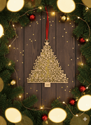 Taylor Swift Albums Ornament - Ornament - Gold2025 - Badge Express