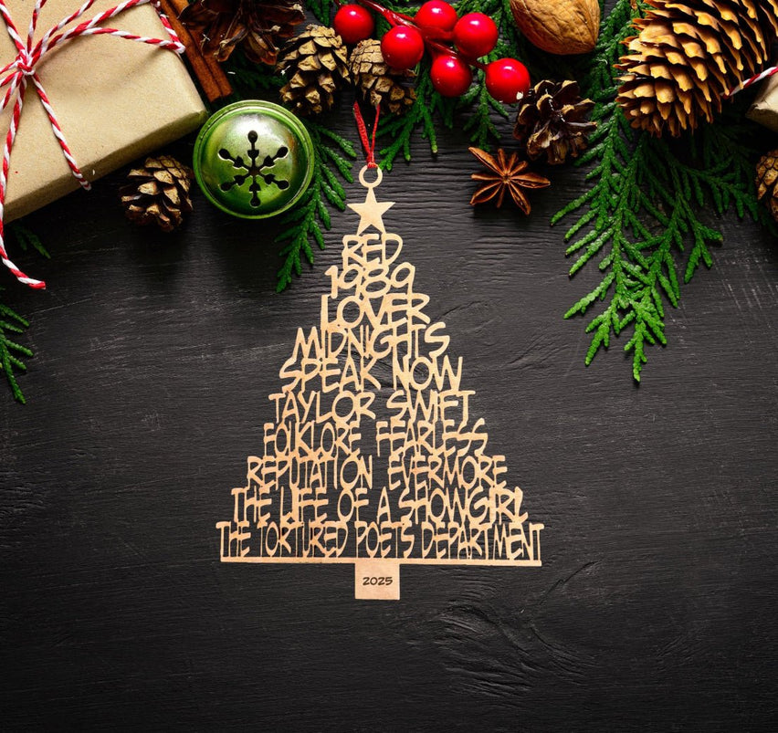 Taylor Swift Albums Christmas Ornament – The Gift Every Swiftie Will Love