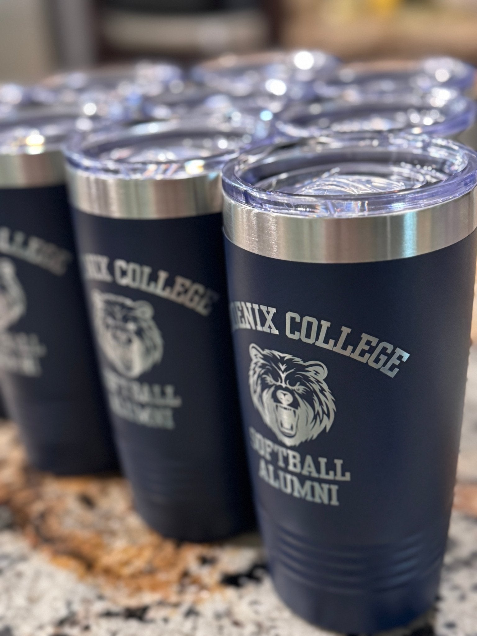 Tumblers - 20 Oz Tumbler w/ Logo - Tumbler - Badge Express