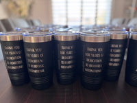 Tumblers - 20 Oz Tumbler w/ Logo - Tumbler - Badge Express