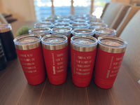 Tumblers - 20 Oz Tumbler w/ Logo - Tumbler - Badge Express