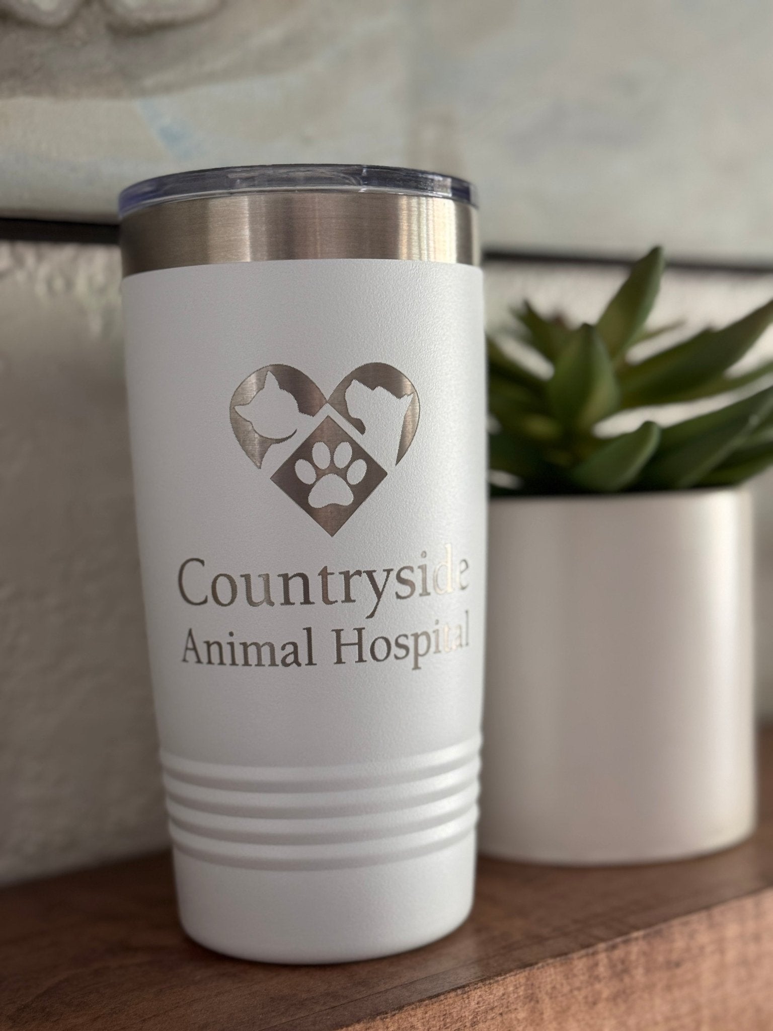 Tumblers - 20 Oz Tumbler w/ Logo - Tumbler - Badge Express