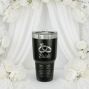 Tumblers - 30 oz Tumbler with Logo - Tumbler - Black - Badge Express