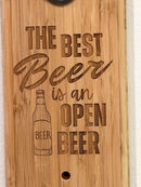 Wall Mounted Magnetic Bottle Opener - Badge Express