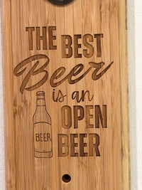 Wall Mounted Magnetic Bottle Opener - Badge Express