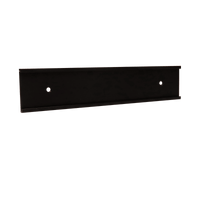 Wall Name Plate Holders - Name Plate Holder - Black2" x 8" - Badge Express
