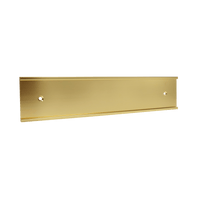 Wall Name Plate Holders - Name Plate Holder - Gold2" x 8" - Badge Express