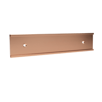 Wall Name Plate Holders - Name Plate Holder - Rose Gold2" x 8" - Badge Express