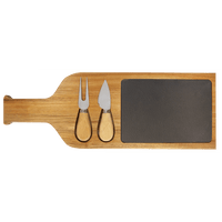 Wood/Slate Charcuterie Boards and Sets - Cutting Board - Oval - Badge Express