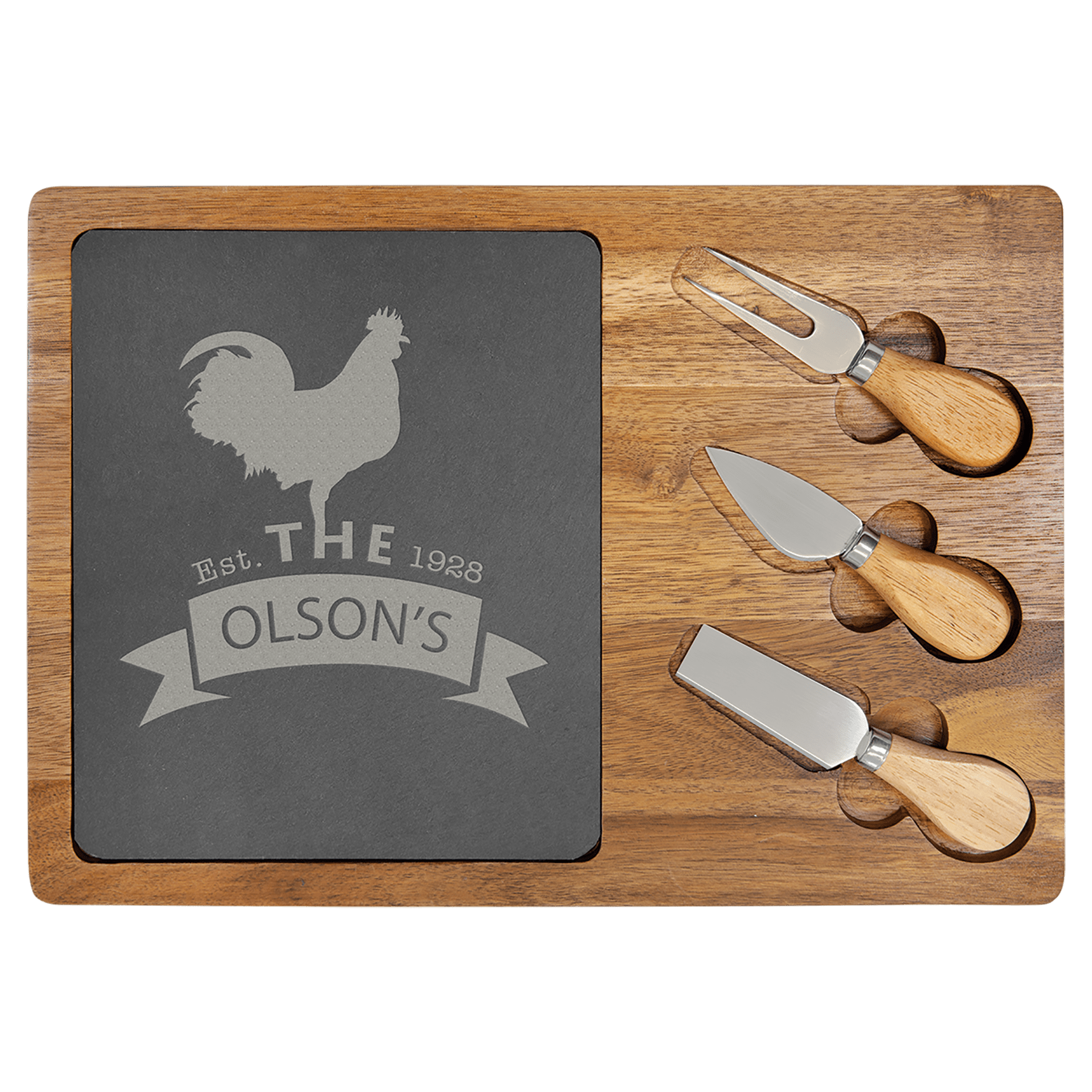 Wood/Slate Charcuterie Boards and Sets