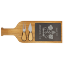 Wood/Slate Charcuterie Boards and Sets - Cutting Board - Wine Bottle - Badge Express
